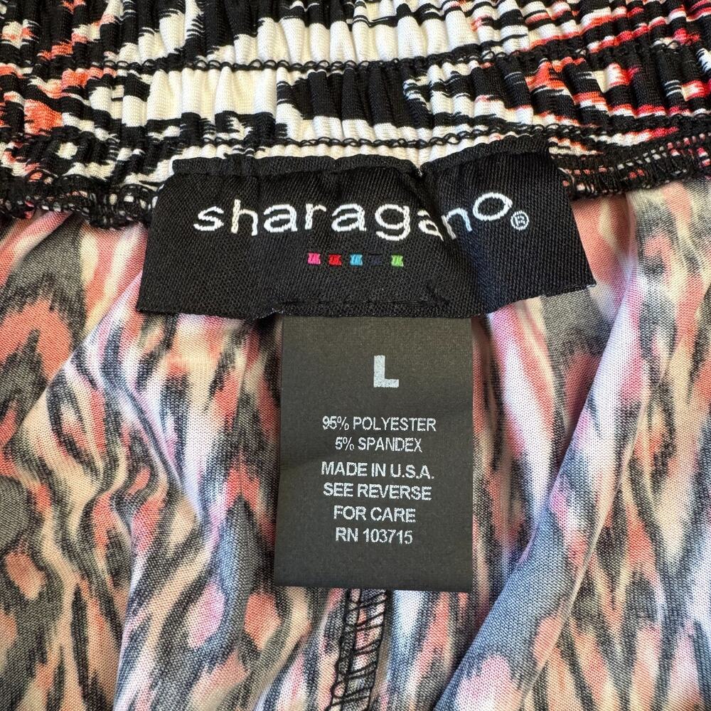 Lot of 3 Womens Sharagano Women's Wide-Leg Stretch Palazzo Pants and Blouse Sz L - Picture 8 of 15